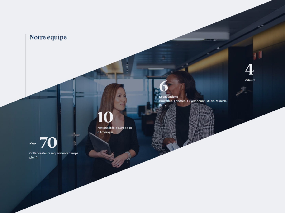 description kpi de l'equipe chez GBL