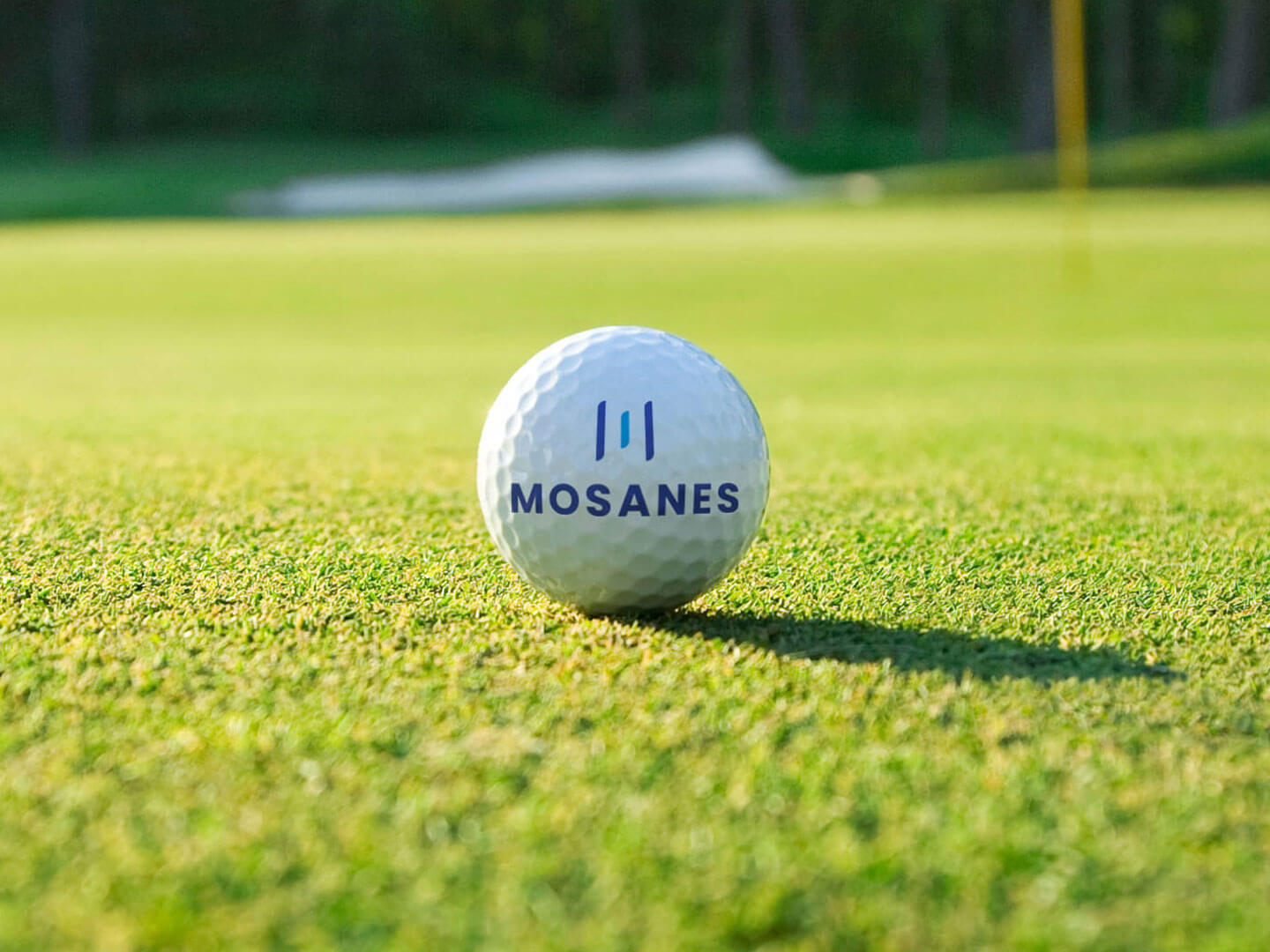 Mosanes balle de golf personnalisee logo